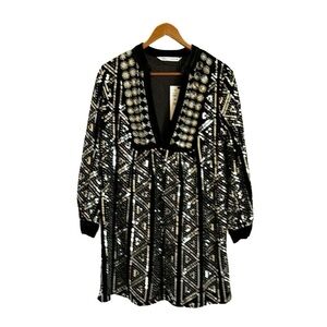 Zara Velvet Sequin Dress